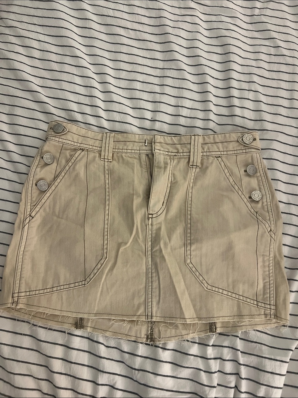BDG NWT Button-Accent Denim Skirt